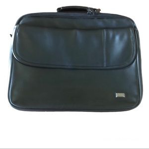 iCon Black Laptop Bag Briefcase